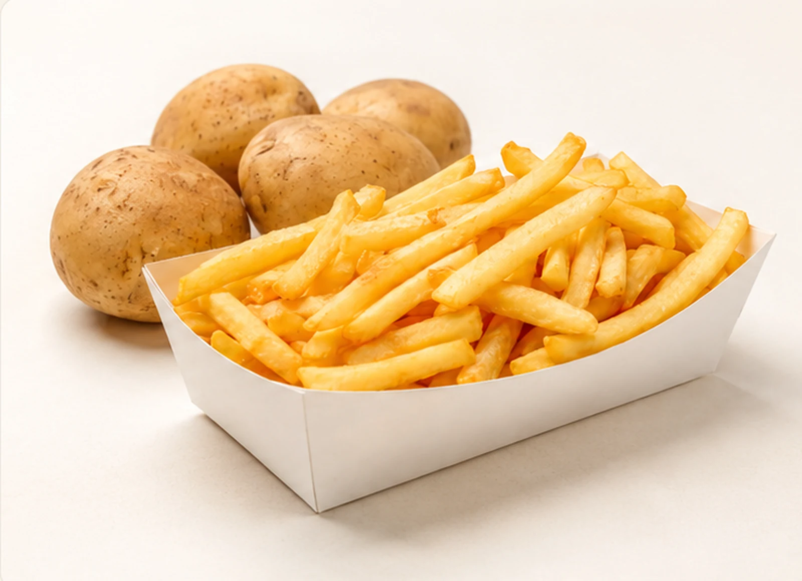 Fresh fry-grade potatoes for frozen French fries production